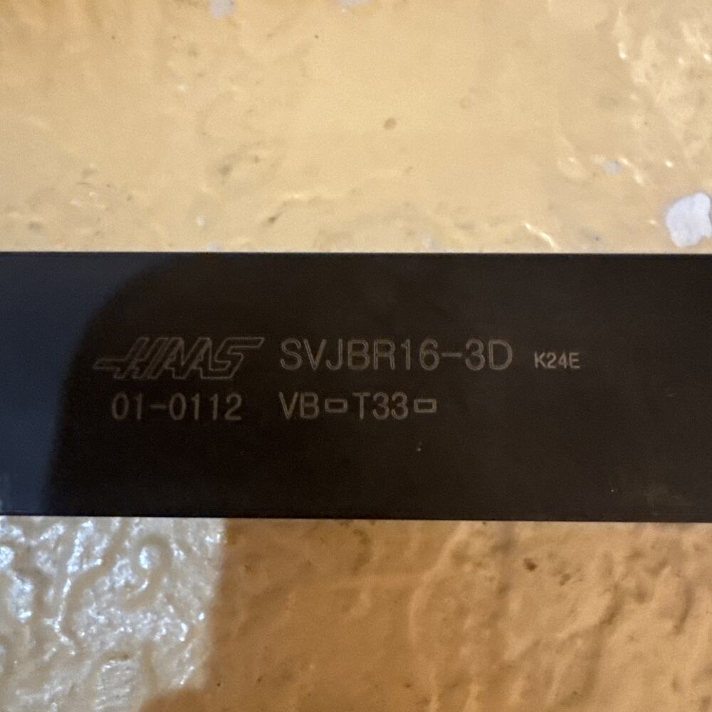 Haas SVJBR16-3D Boring Bar Tool Holder VBMT 1" Shank Used